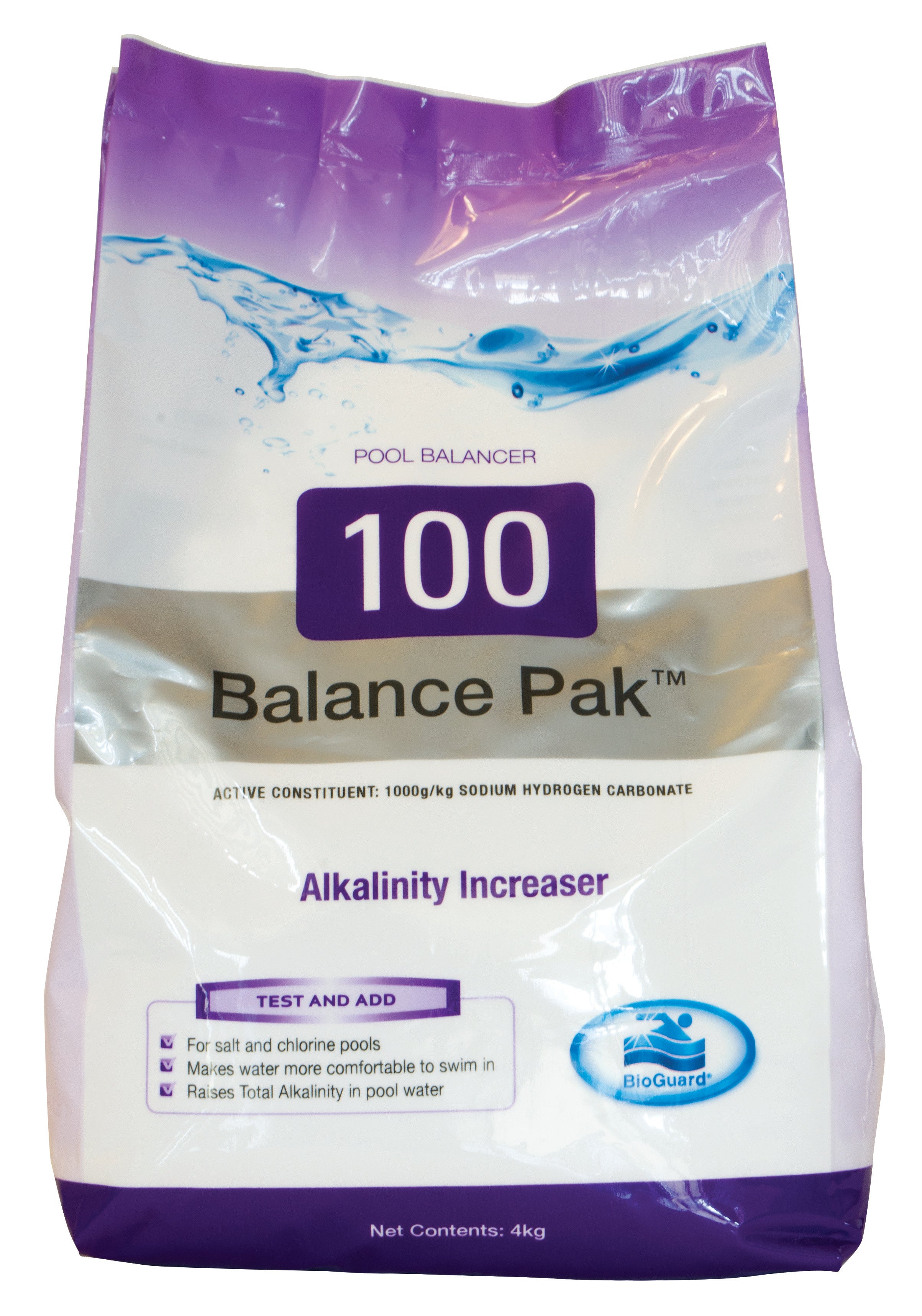 Bioguard Balance Pak 100 4kg Alkalinity Increaser – Pool & Spa World